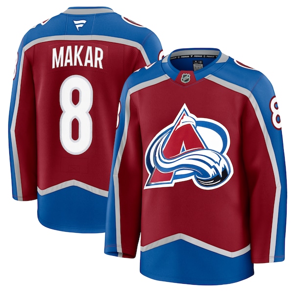 Cale Makar Colorado Avalanche  Home Premium Jersey - Burgundy/Navy/White