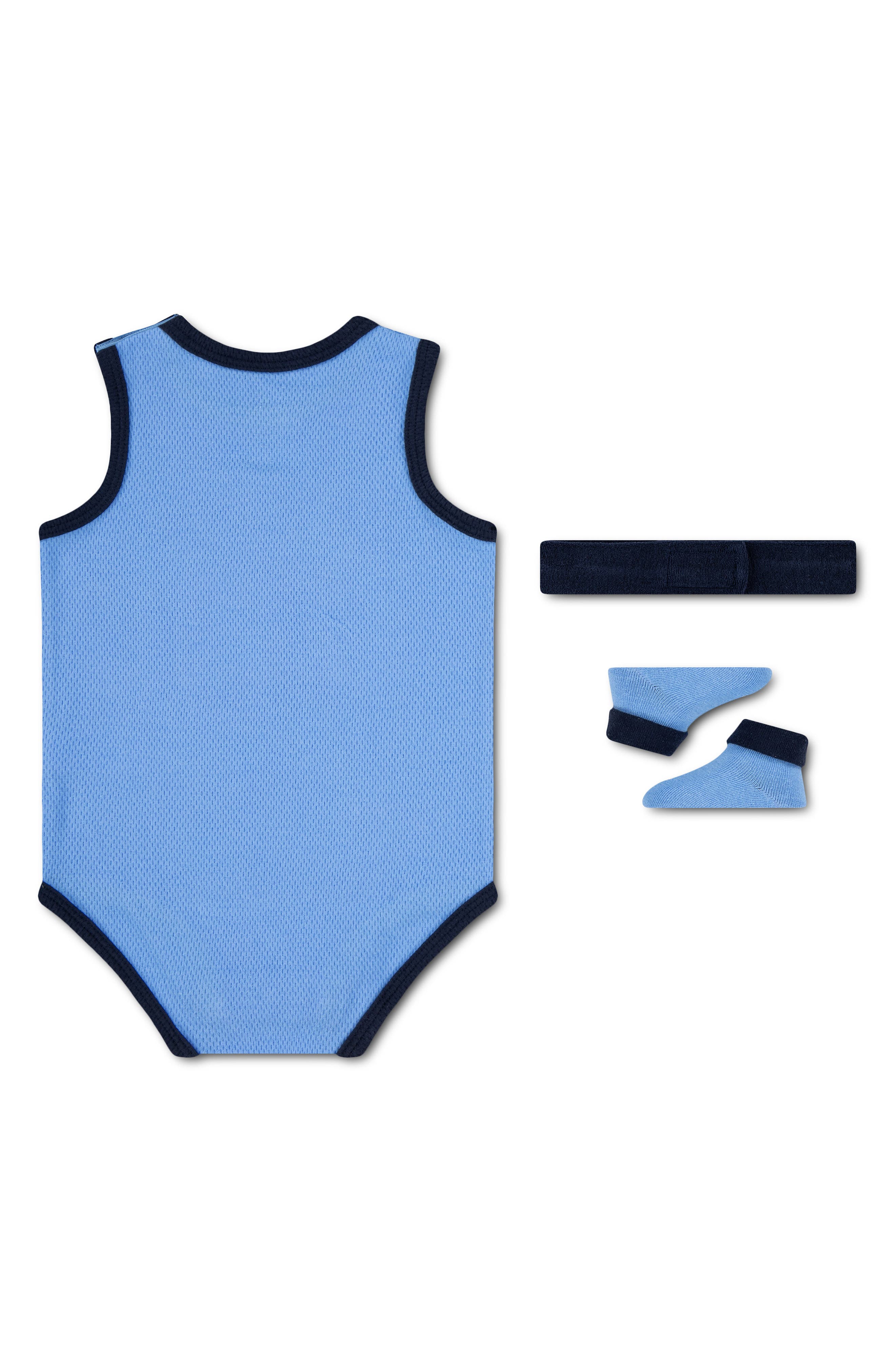 Jordan Bodysuit, Headband & Booties Set