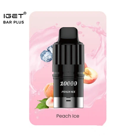 IGET BAR PLUS S3 POD 10000 Puffs - Peach Ice