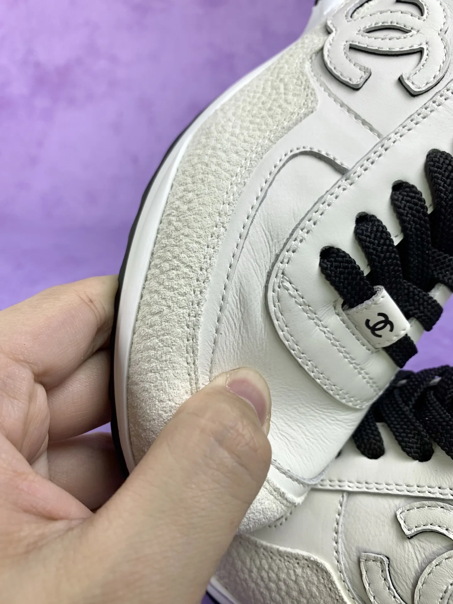 CHANEL Sneakers Calfskin & Velvet Calfskin product photo from LabelPicks