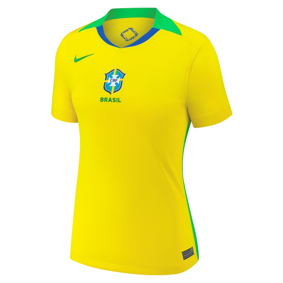 Brazil National Team Nike Women's 2025/26 Home Replica Jersey - Yellow