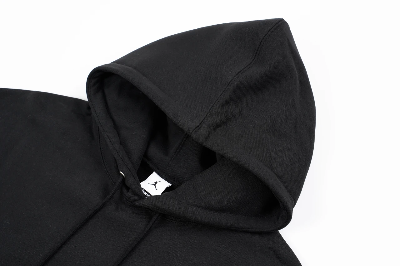 Supreme Black Jumpman Embroidered Fleece Hoodie product photo from LabelPicks