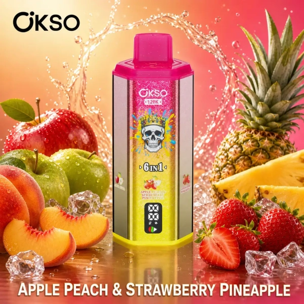 OKSO 120K Puffs 6-in-1 Ultimate Flavor Rotation