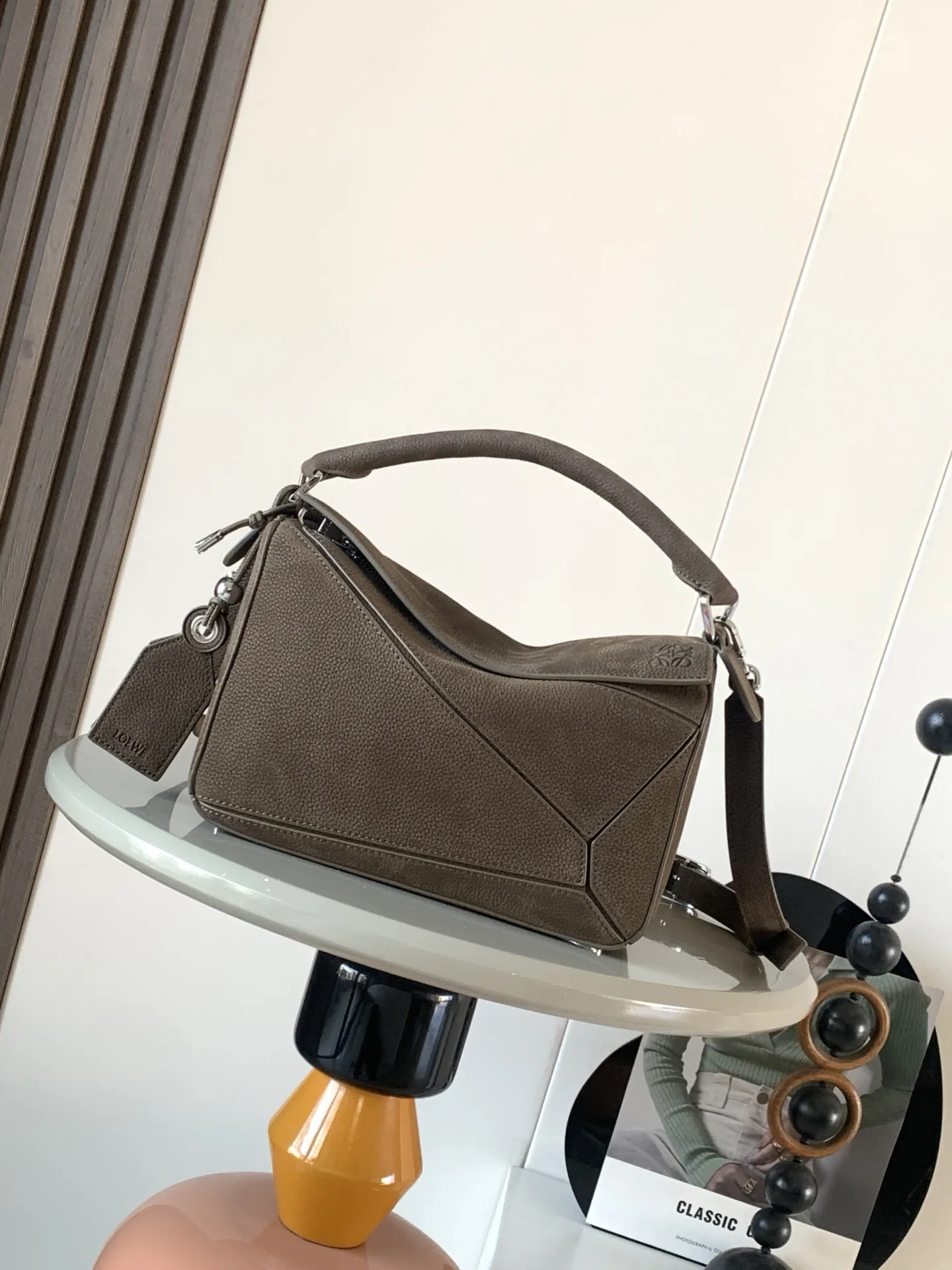 Loewe Grained Leather Puzzle Crossbody Bag product photo from LabelPicks