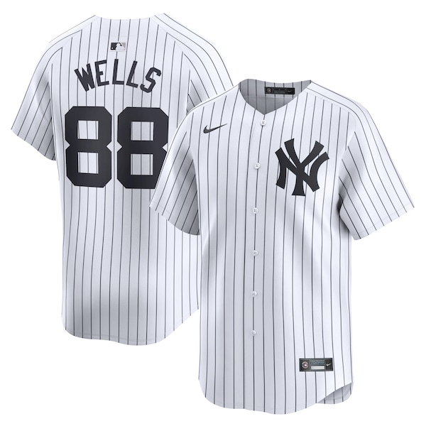 Austin Wells New York Yankees Nike Home Limited Player Jersey - White