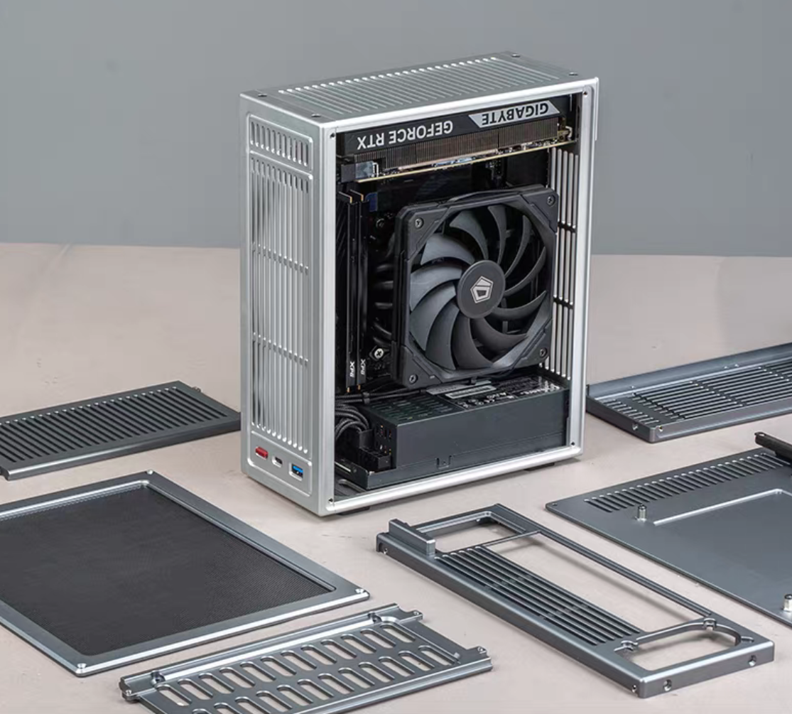 E4 iTX 9700X 32GB+1TB RTX5060 iTXCase Desktop Build Brand New - GreshamTech