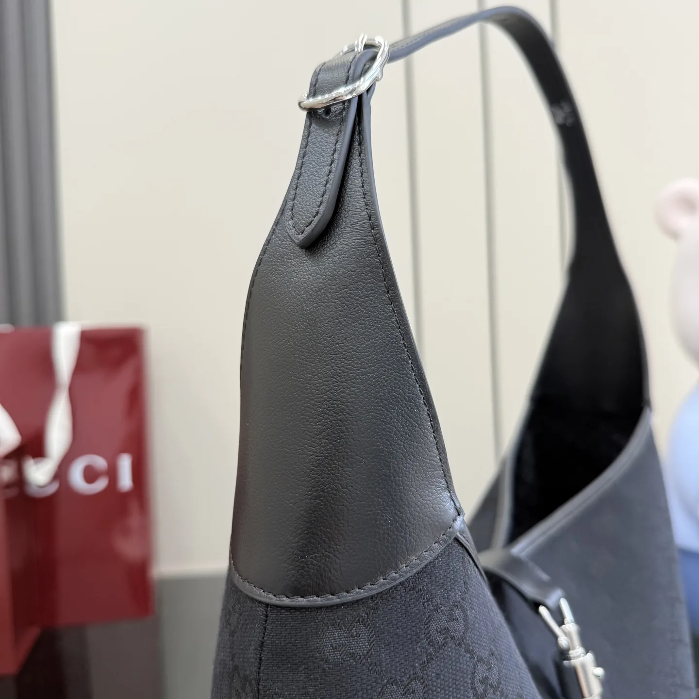Gucci Jackie Black Quilted Leather Shoulder Bag product photo from LabelPicks