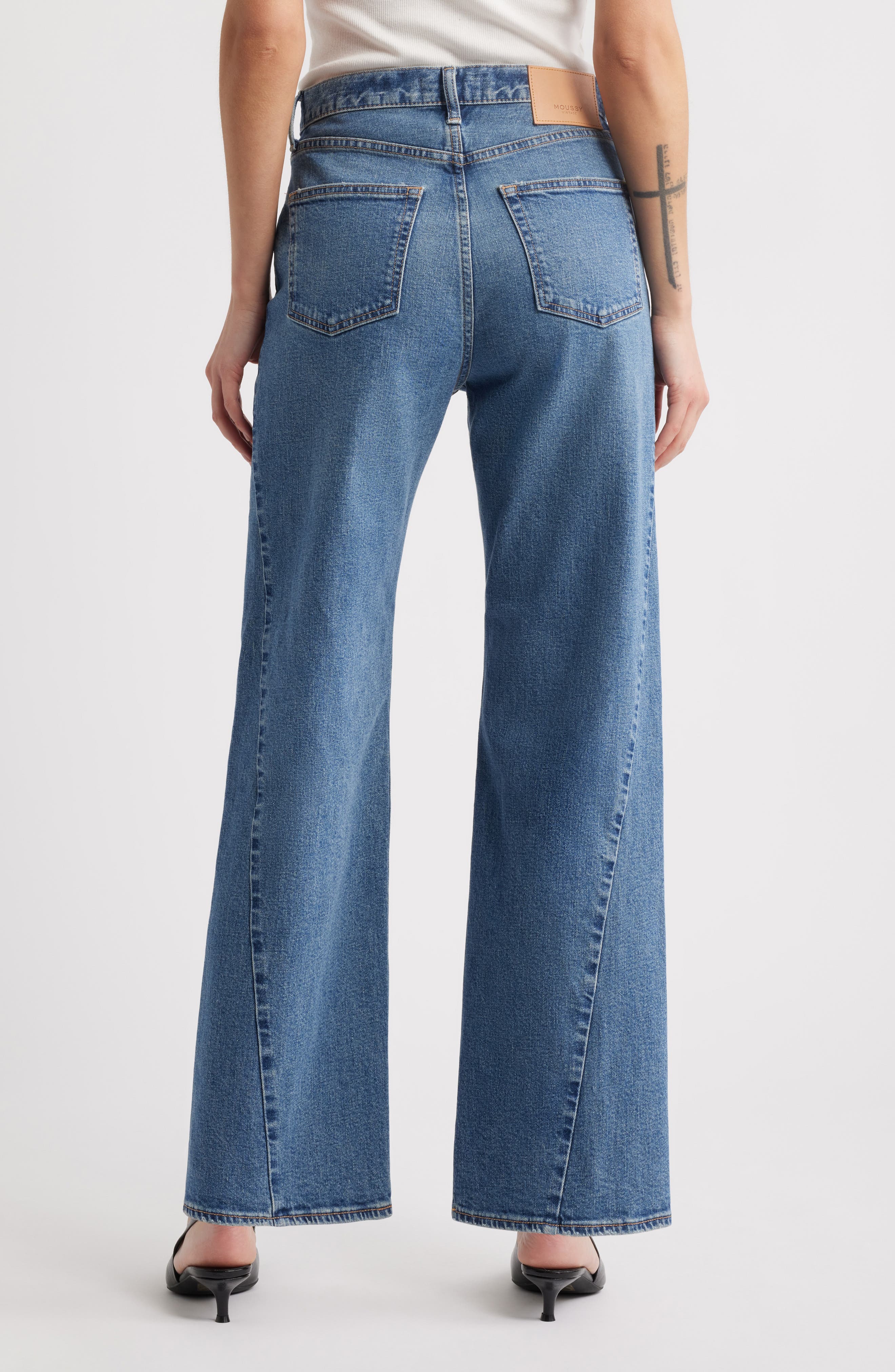 MOUSSY VINTAGE Salisbury Wide Leg Jeans
