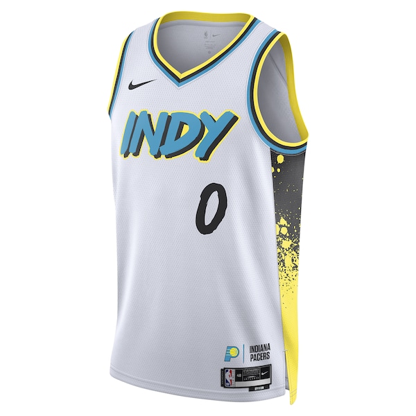 Tyrese Haliburton Indiana Pacers Nike Unisex 2024/25 Swingman Player Jersey - City Edition - White