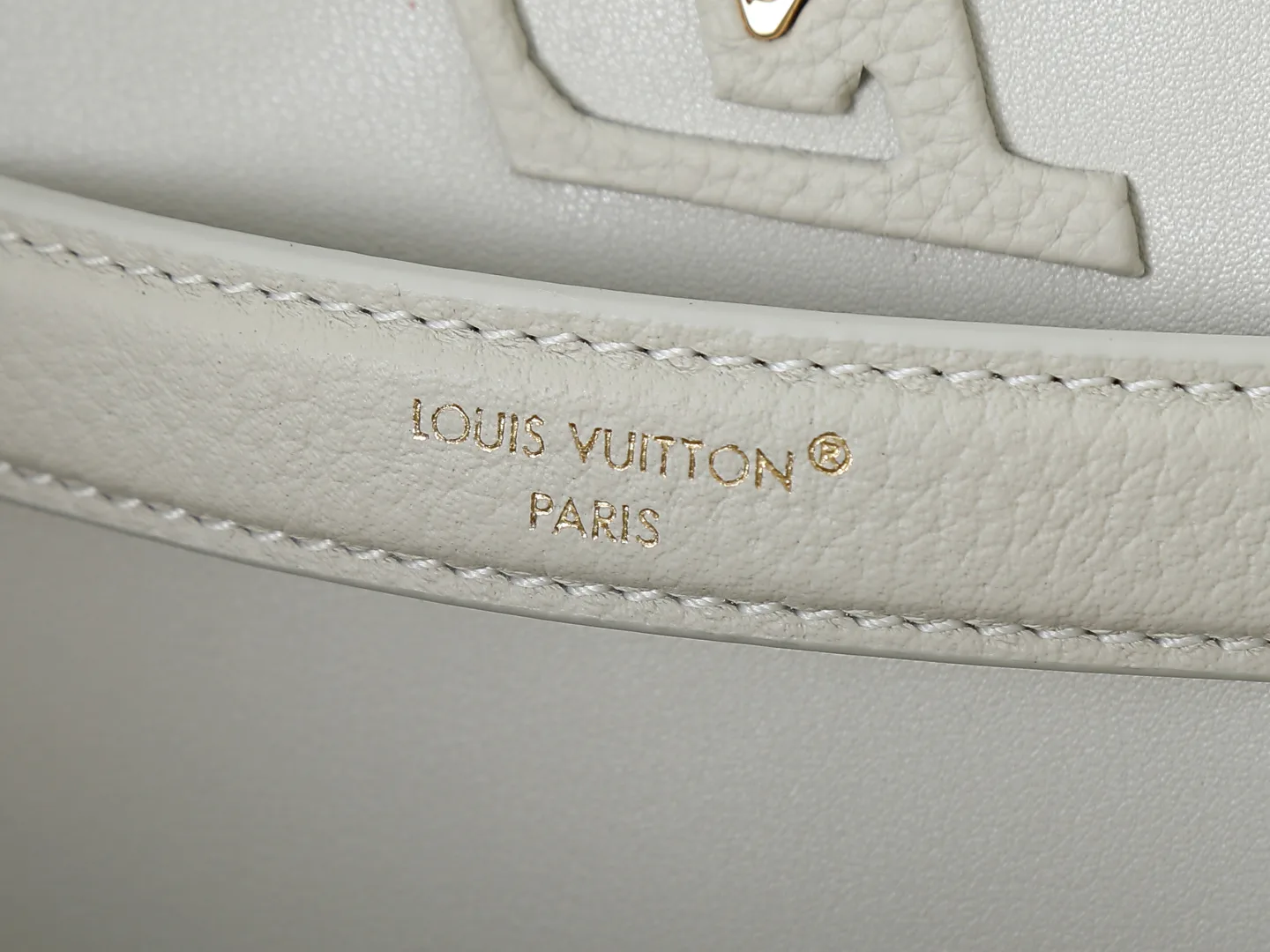 Louis Vuitton Capucines White Calfskin Top Handle Bag product photo from LabelPicks