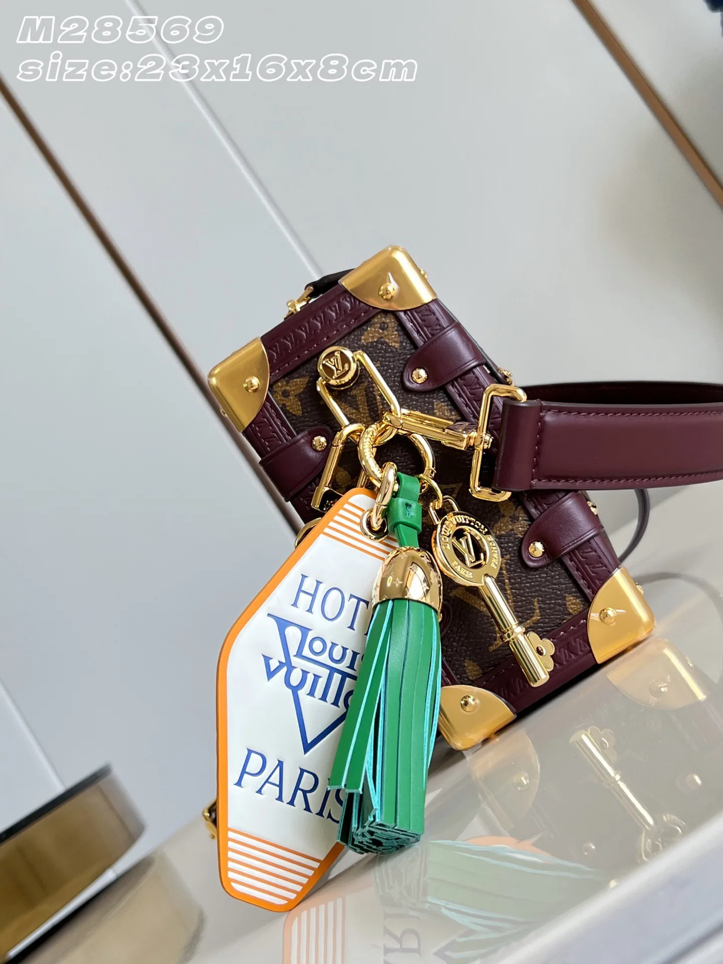 Louis Vuitton Red Canvas and Leather Top Handle Bag product photo from LabelPicks