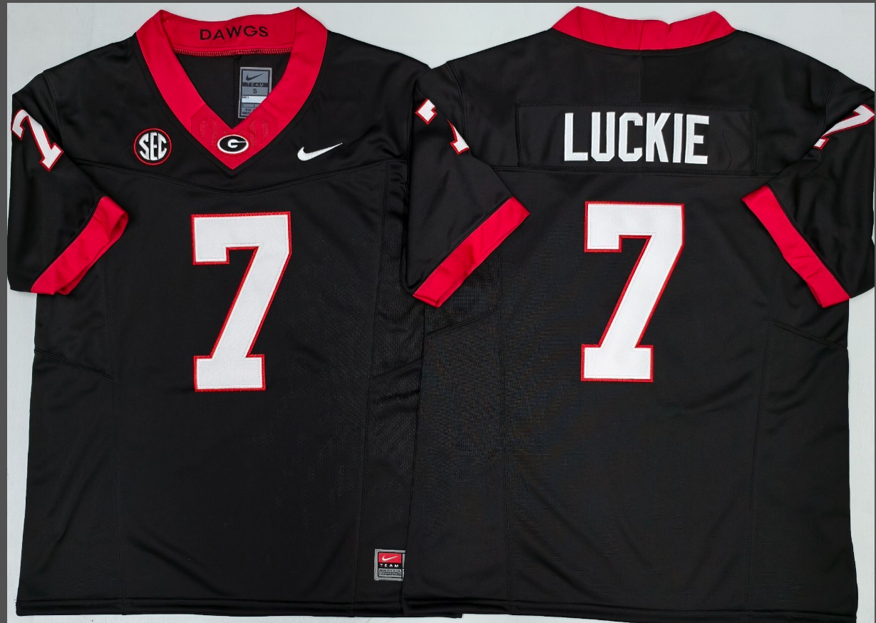LUCKIE NCAAGeorgia Bulldogs Nike Vapor Limited Jersey