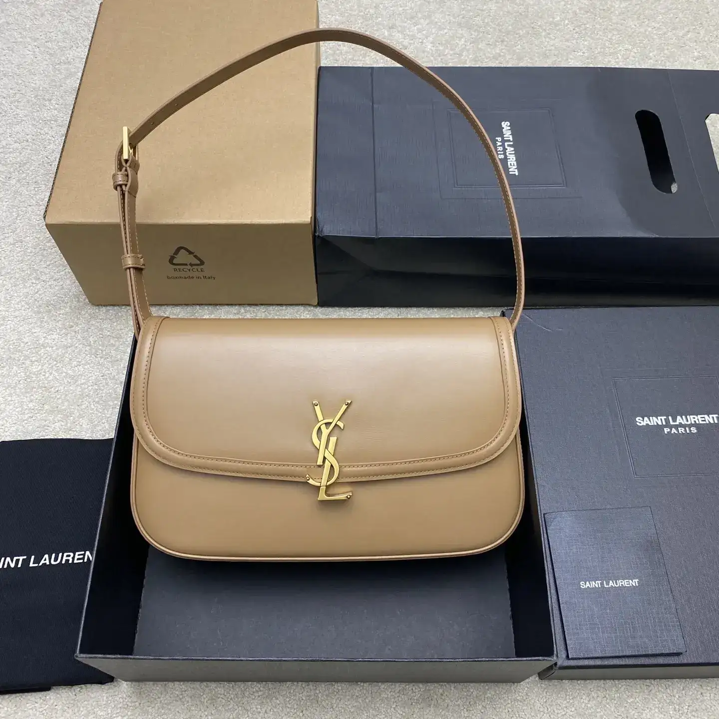 Saint Laurent Lambskin Shoulder Bag product photo from LabelPicks