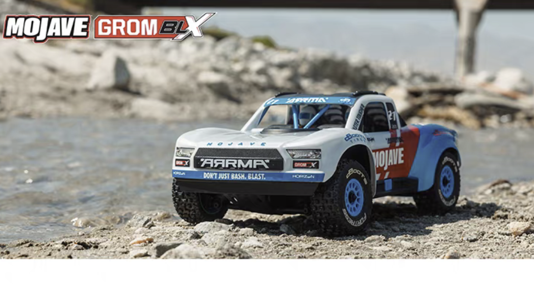 ARRMA MOJAVE GROM BLX 1/16 Brushless Desert Truck / Remote Control Toy Car - GreshamTech