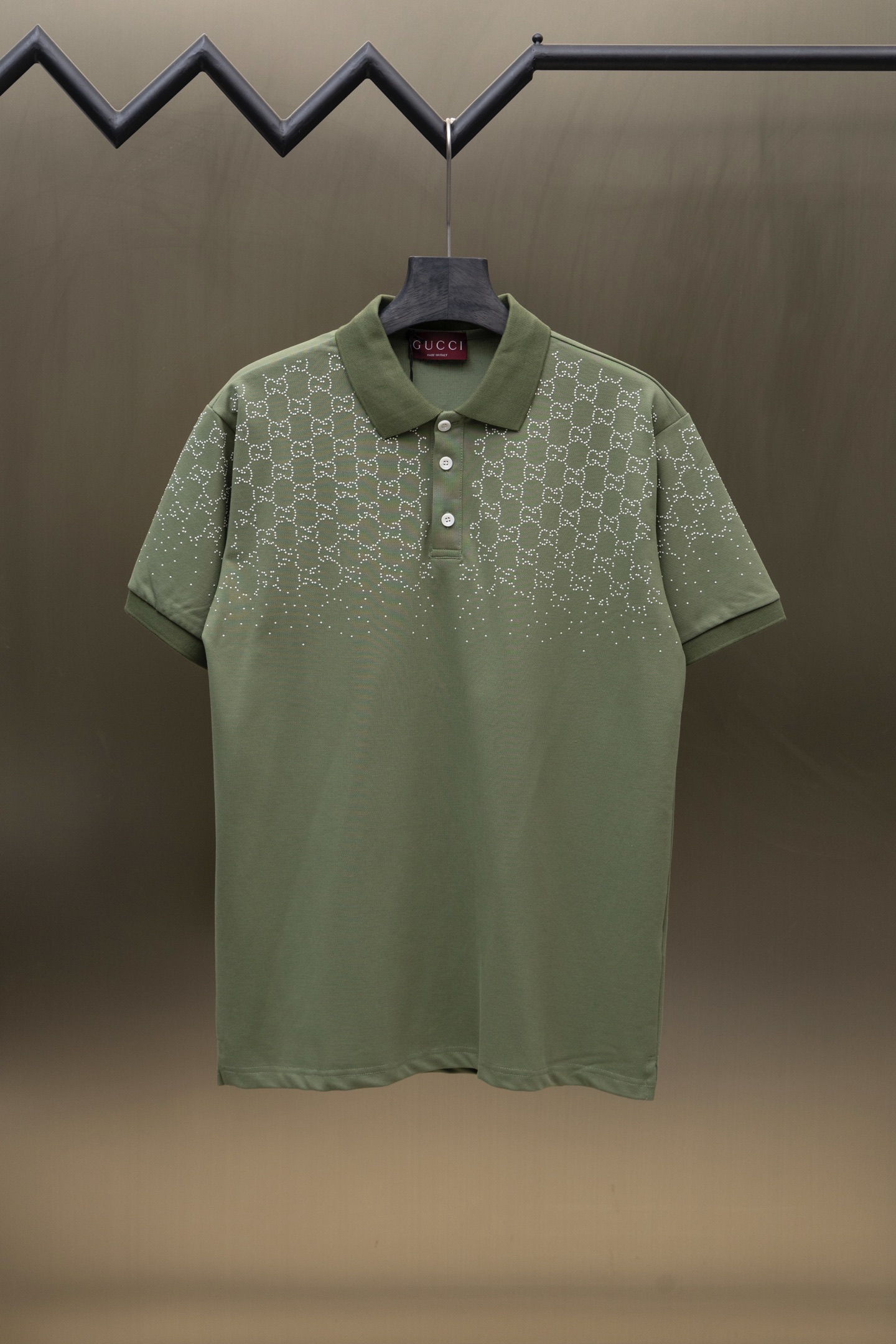 0320 Classic letter prints polo-shirt