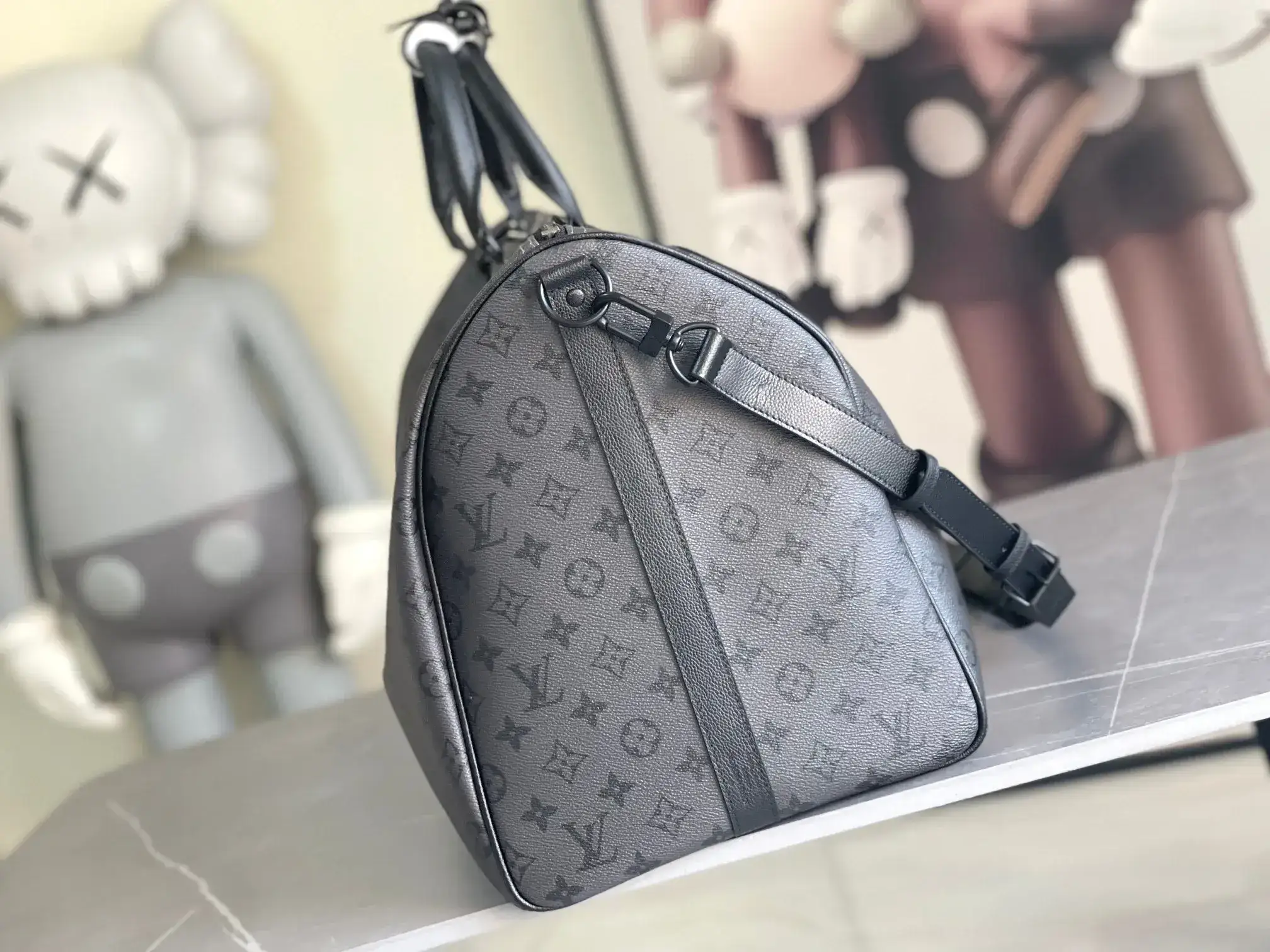 Louis Vuitton Yellow Keepall Monogram Canvas Tote Bag product photo from LabelPicks