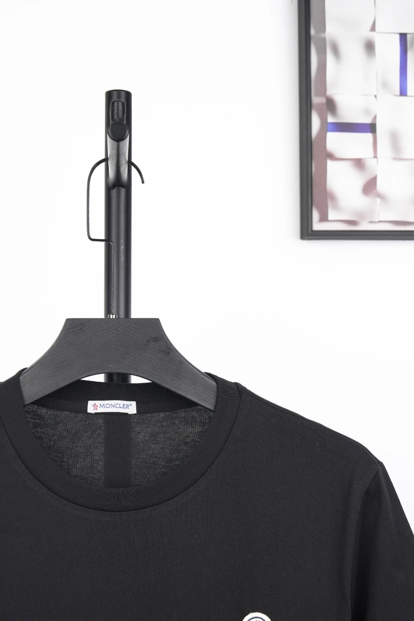 Moncler Black Logo Crewneck T-Shirt product photo from LabelPicks