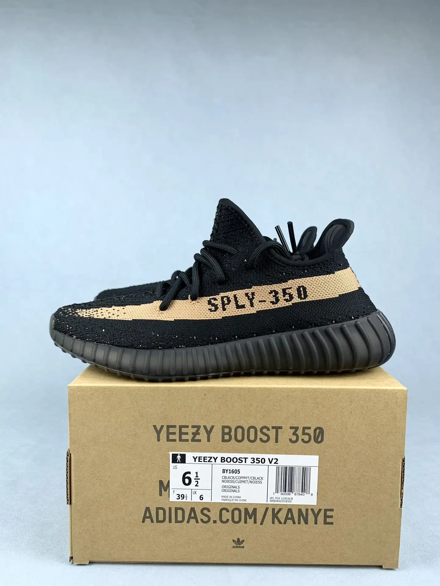 adidas Yeezy Boost 350 V2 Core Black Copper Shoes product photo from LabelPicks
