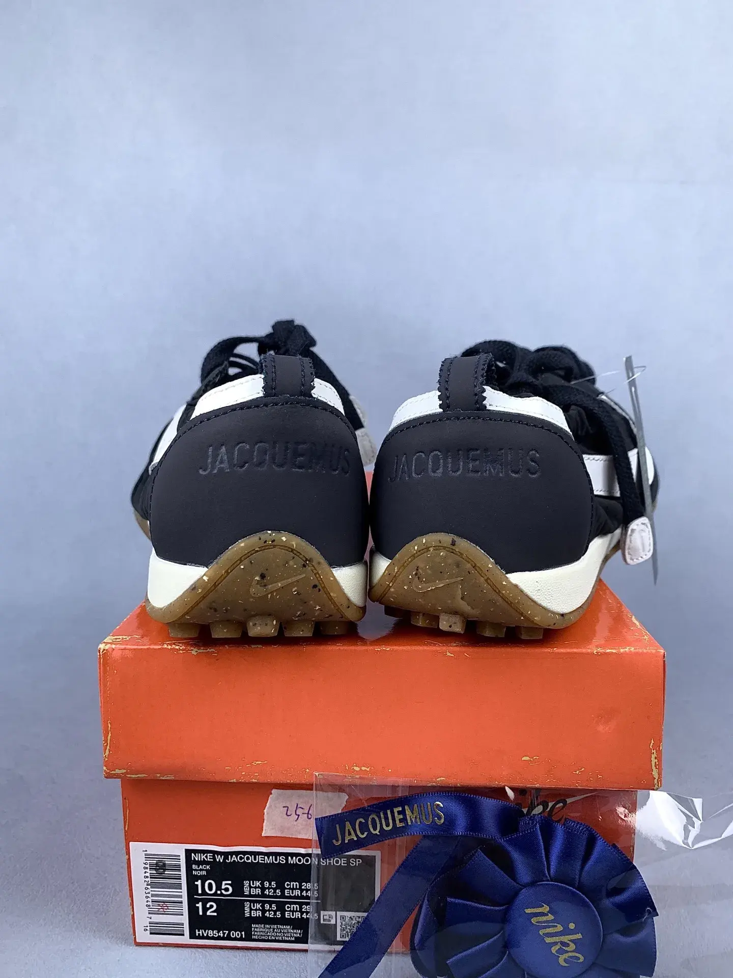 Nike Moon Shoe x Jacquemus 'Off Noir and Gum Light Brown' Shoes product photo from LabelPicks