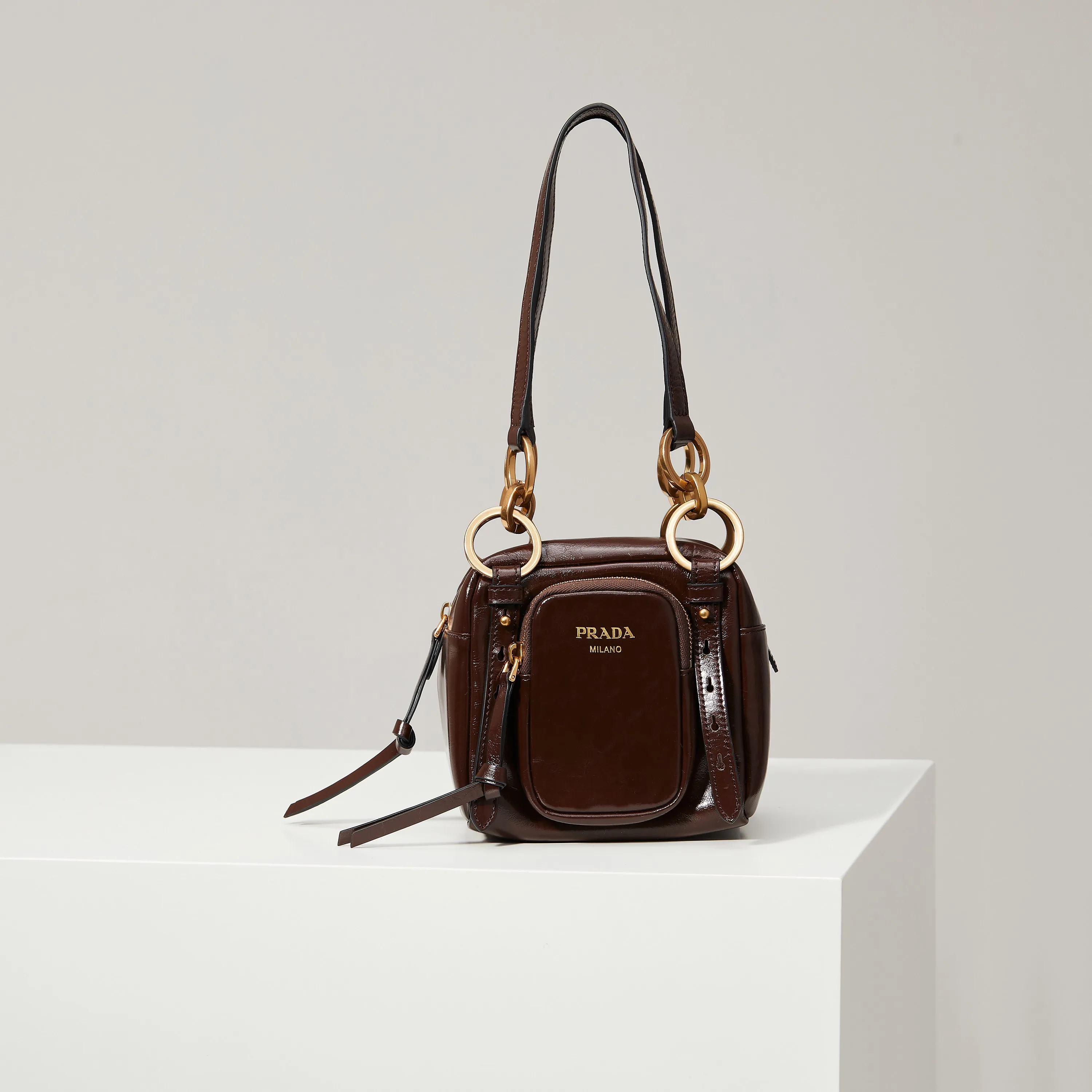 Prada Brown Shoulder Bag product photo from LabelPicks