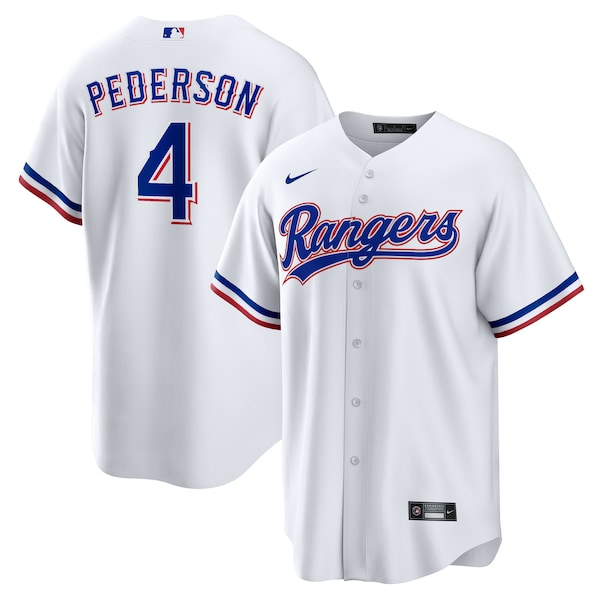 Joc Pederson Texas Rangers Nike  Youth Home Replica Jersey - White