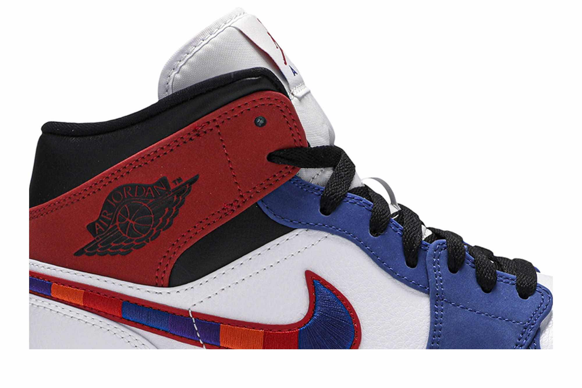 Air Jordan 1 Mid ‘Multicolored Swoosh’ 852542-146