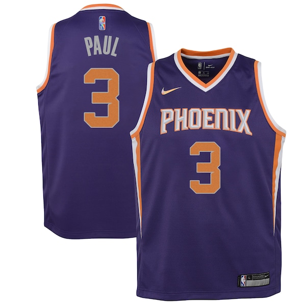 Chris Paul Phoenix Suns Nike Youth 2021/22 Diamond Swingman Jersey - Icon Edition - Purple