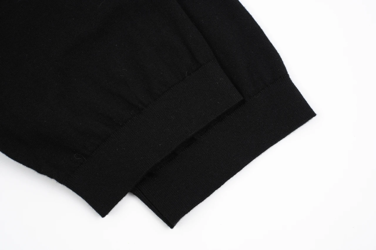 CELINE Black Knit Triomphe Polo Shirt product photo from LabelPicks