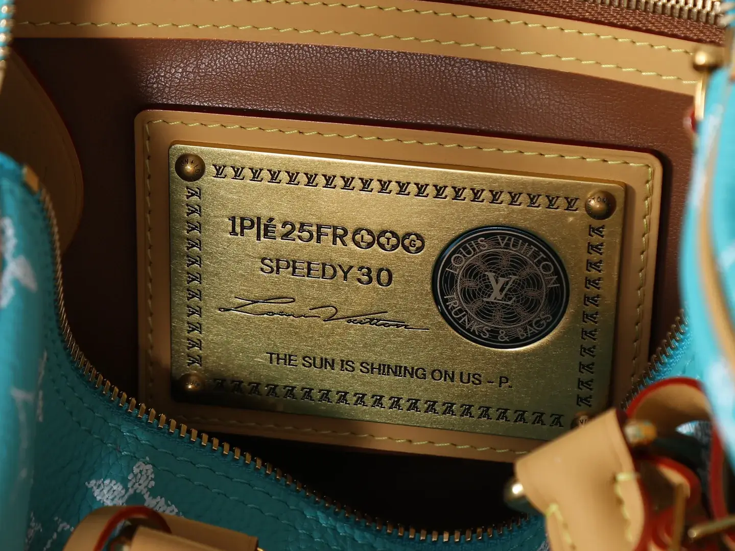Louis Vuitton Blue Speedy Lambskin Top Handle Bag product photo from LabelPicks