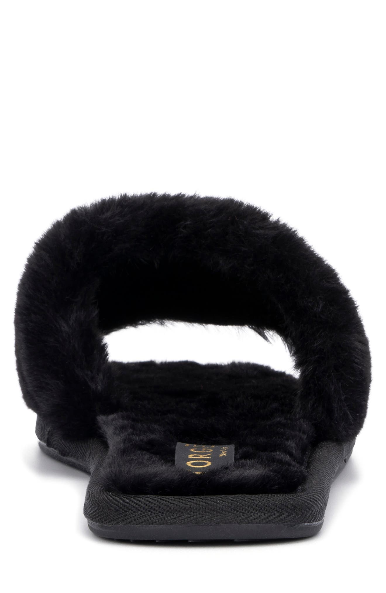 TORGEIS Isabella Embellished Faux Fur Slipper