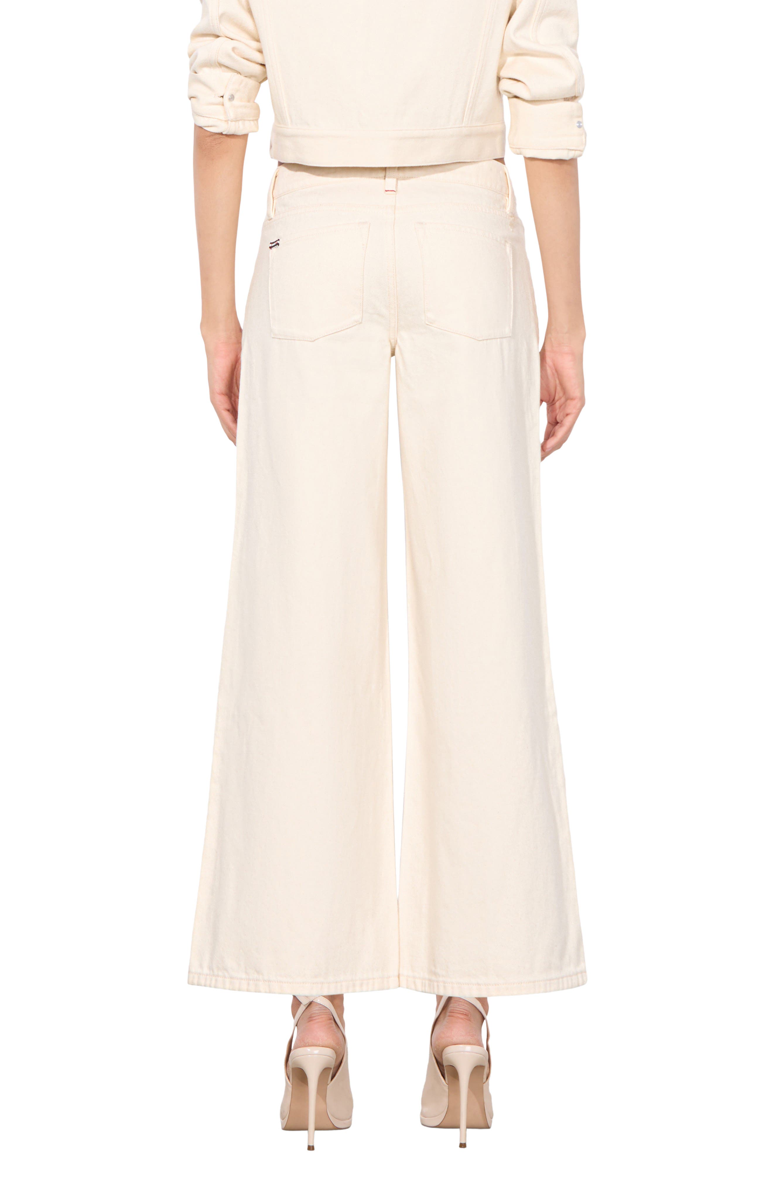 Alice + Olivia Amazing High Waist Ankle Wide Leg Jeans