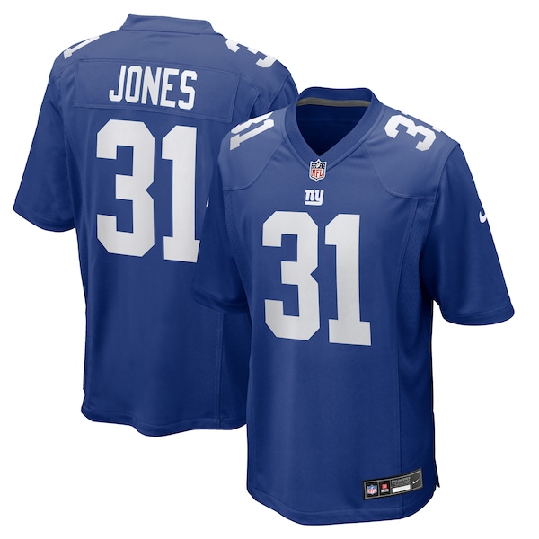 Nic Jones New York Giants Nike Team Game Jersey -  Royal