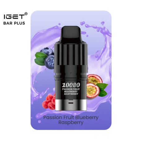 IGET BAR PLUS S3 POD 10000 Puffs - Passion Fruit Blueberry Raspberry