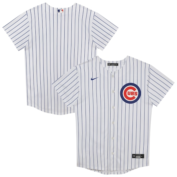 Chicago Cubs Preschool Home Blank Replica Jersey - White
