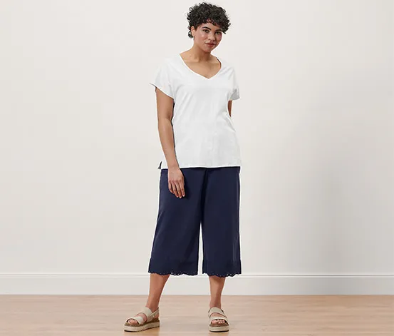 Culotte mit Stickerei