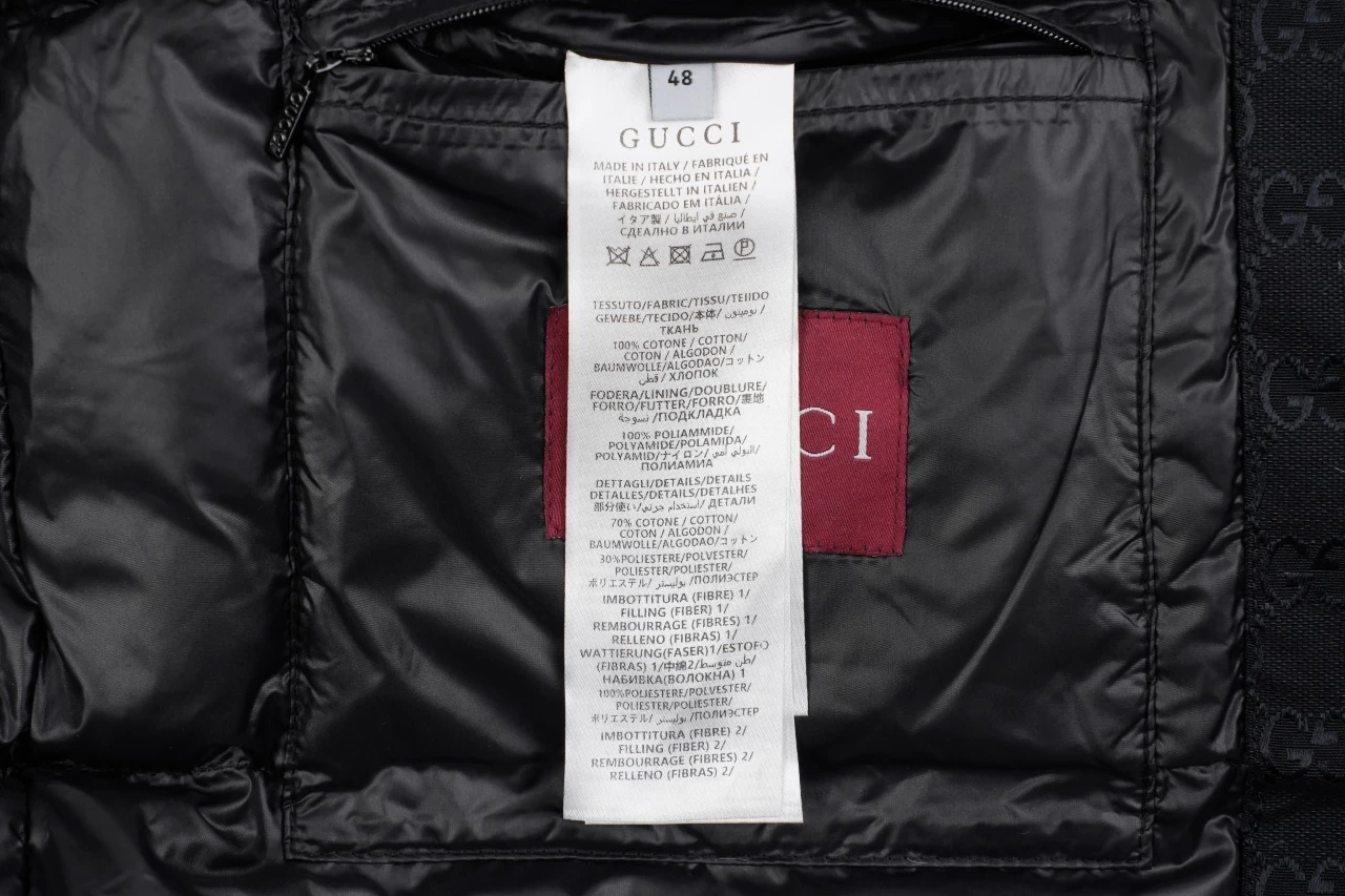 GUCCI Dark Grey GG-Panel Hooded Jacket product photo from LabelPicks