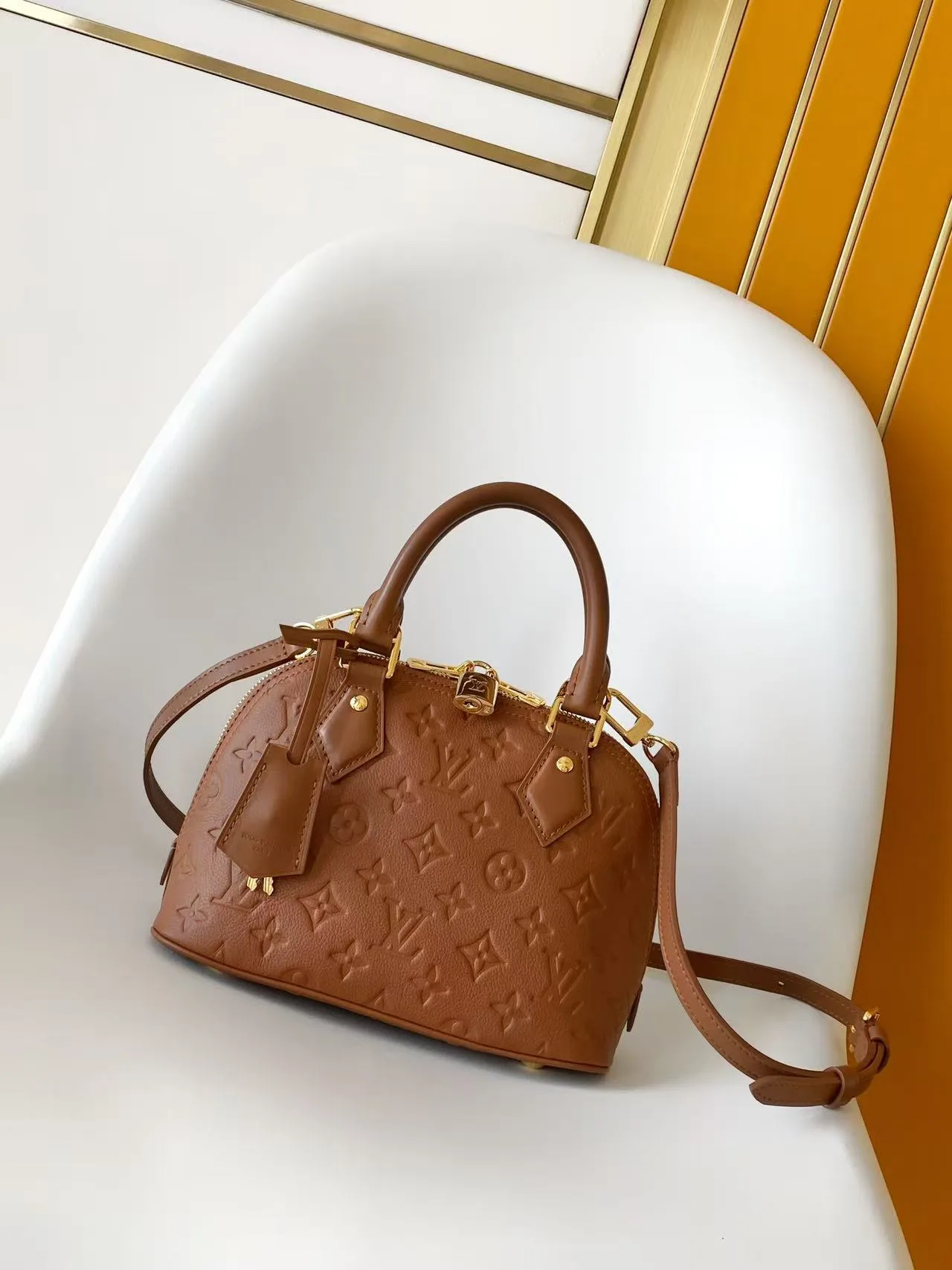 Louis Vuitton Alma Calfskin Top Handle Bag product photo from LabelPicks