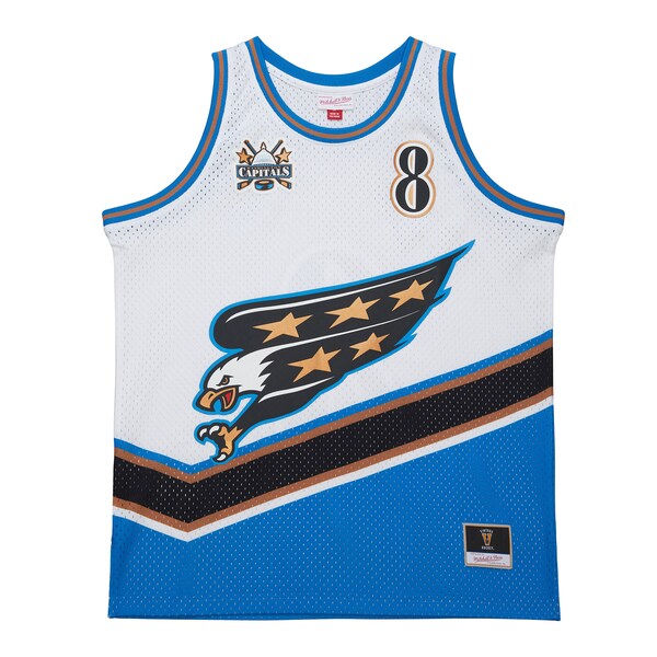 Alexander Ovechkin Washington Capitals  Unisex Maxxed Out Fashion Basketball Jersey - White