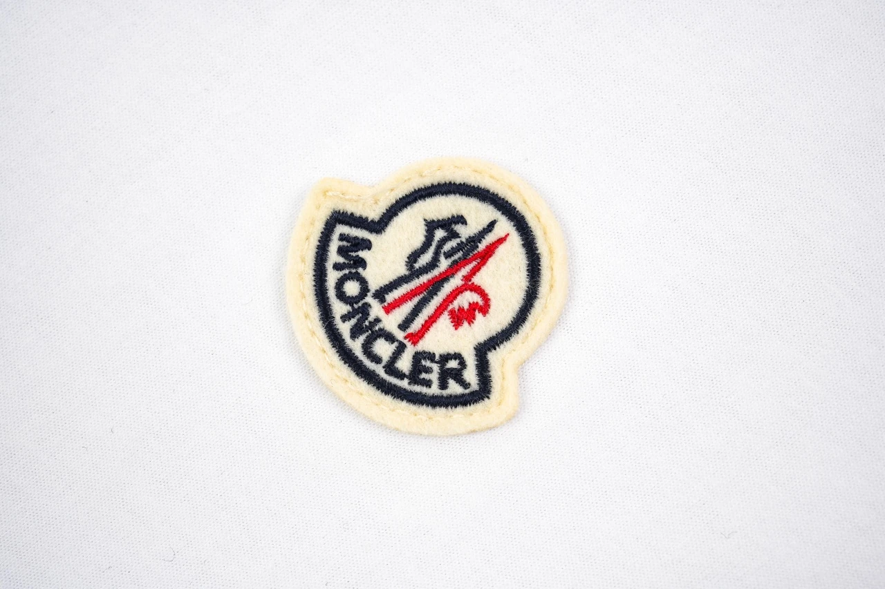 Moncler White Logo Crewneck T-Shirt product photo from LabelPicks