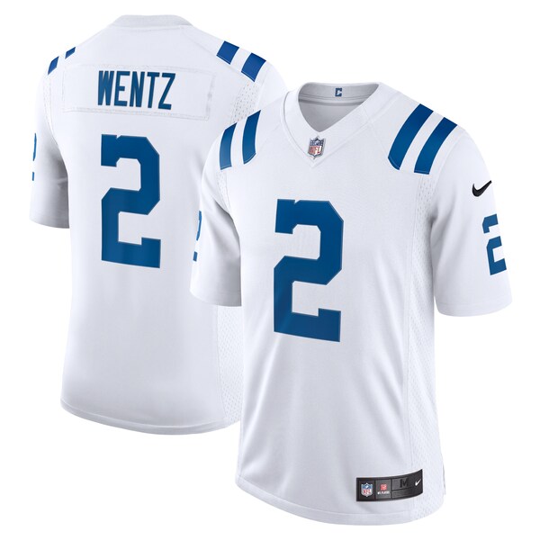 Carson Wentz Indianapolis Colts Nike Vapor Limited Jersey - White/Royal
