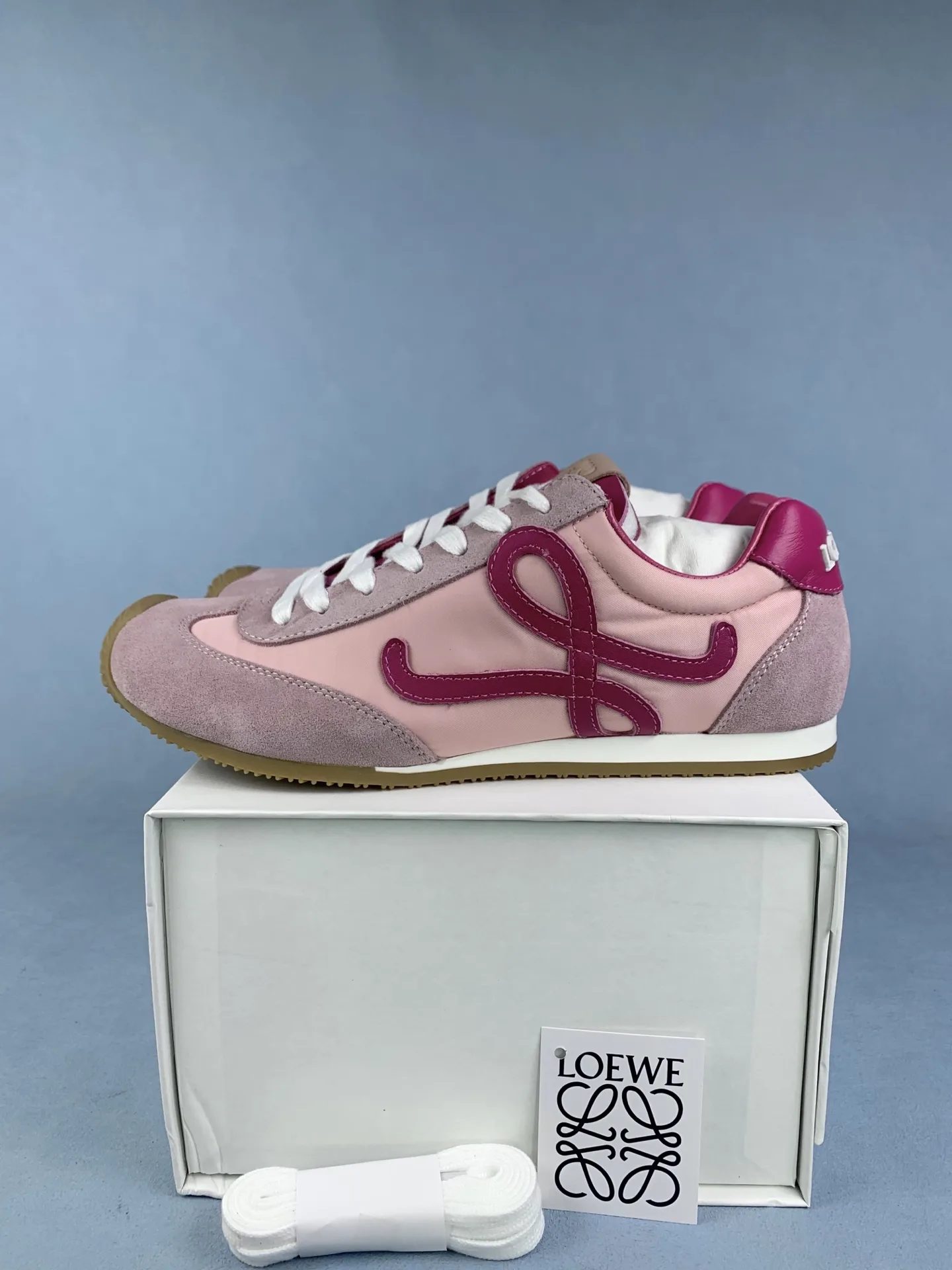 LOEWE Ballet Runner 2.0 in nylon and calfskin product photo from LabelPicks