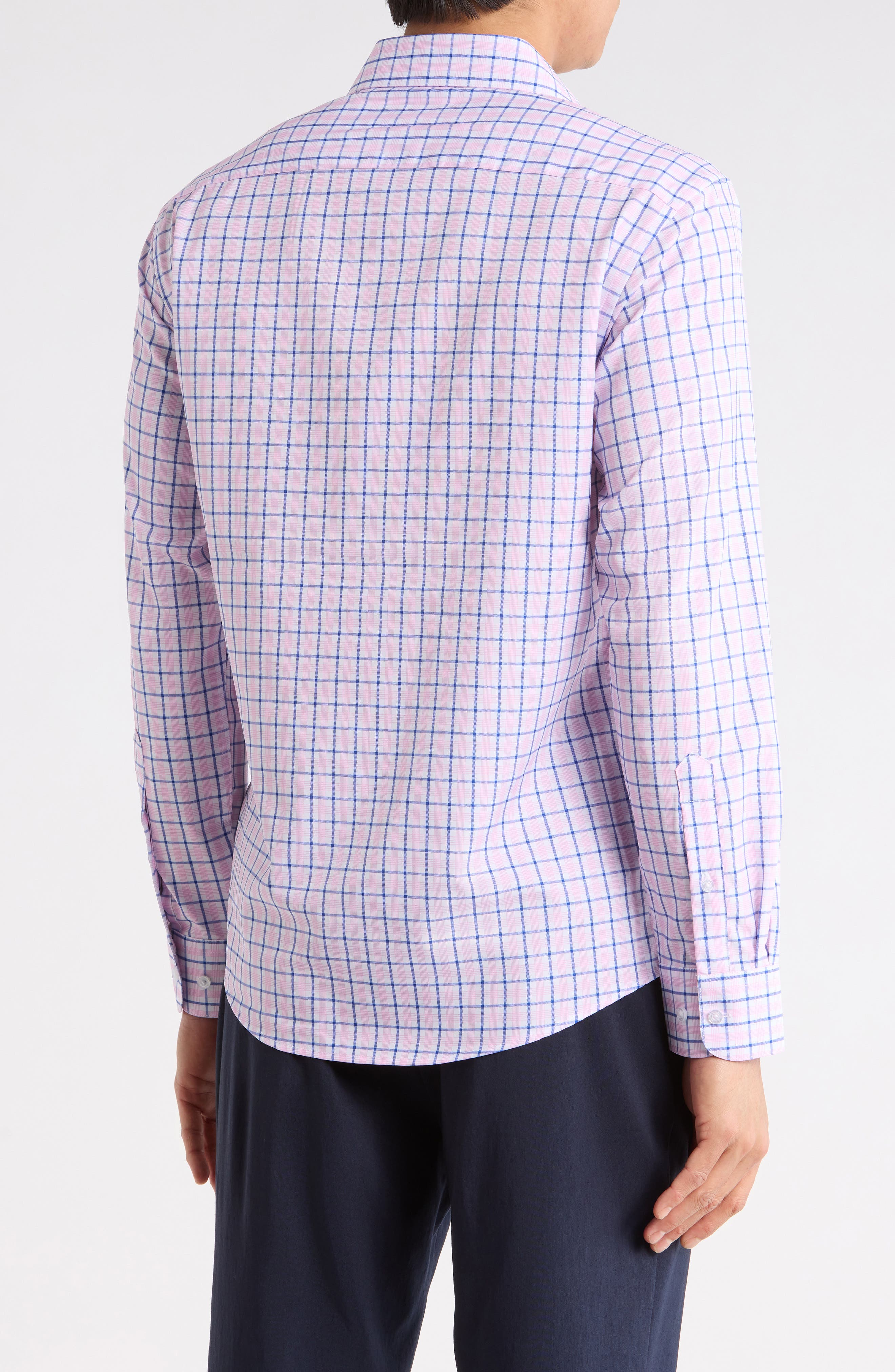Nautica Windowpane Stretch Button-Up Shirt
