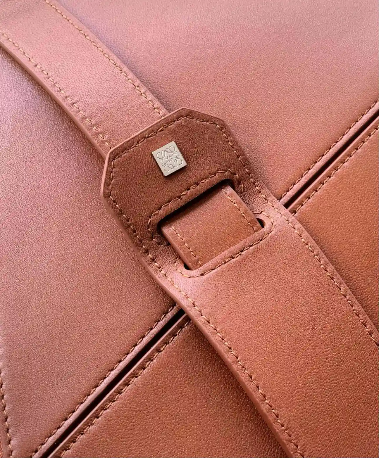 Loewe Puzzle Brown Lambskin Crossbody Bag product photo from LabelPicks