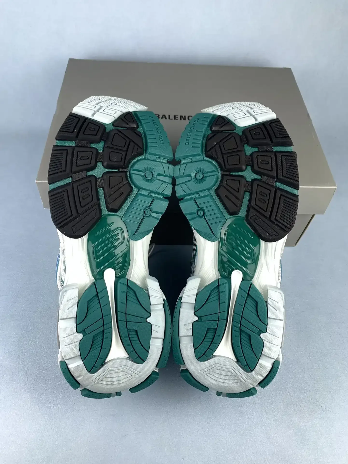 Runner Sneaker in White/Green/Blue product photo from LabelPicks