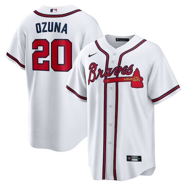 Marcell Ozuna Atlanta Braves Nike Home Replica Jersey - White