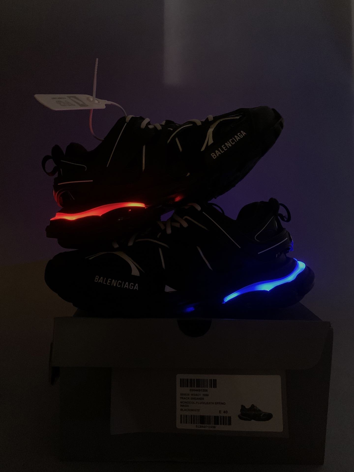 Track LED Sneaker 'Black'