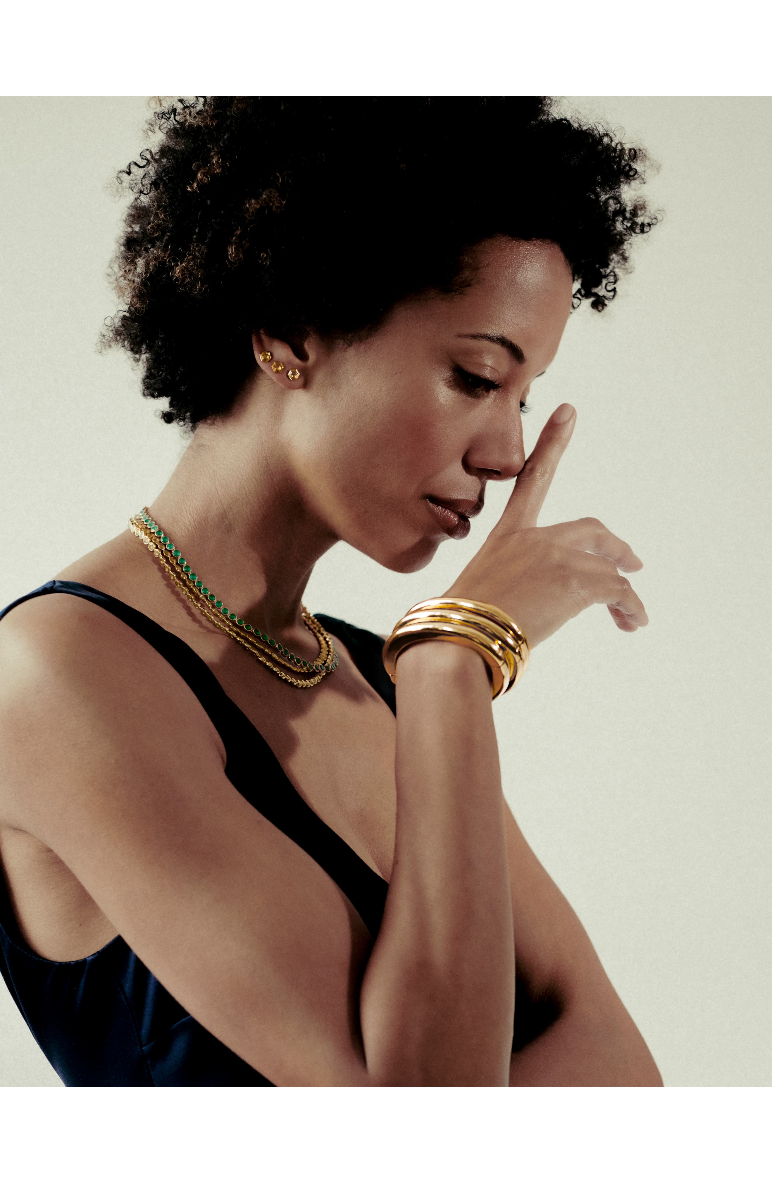 Monica Vinader x Kate Young Tennis Necklace