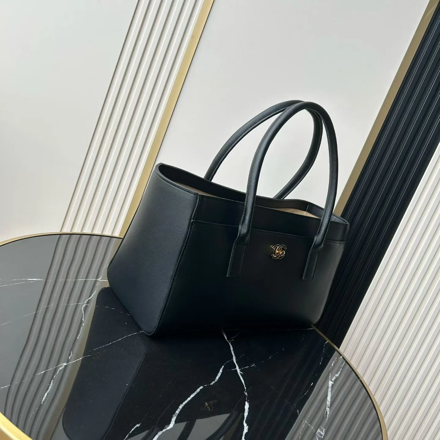 Chanel Black Calfskin Tote Bag product photo from LabelPicks