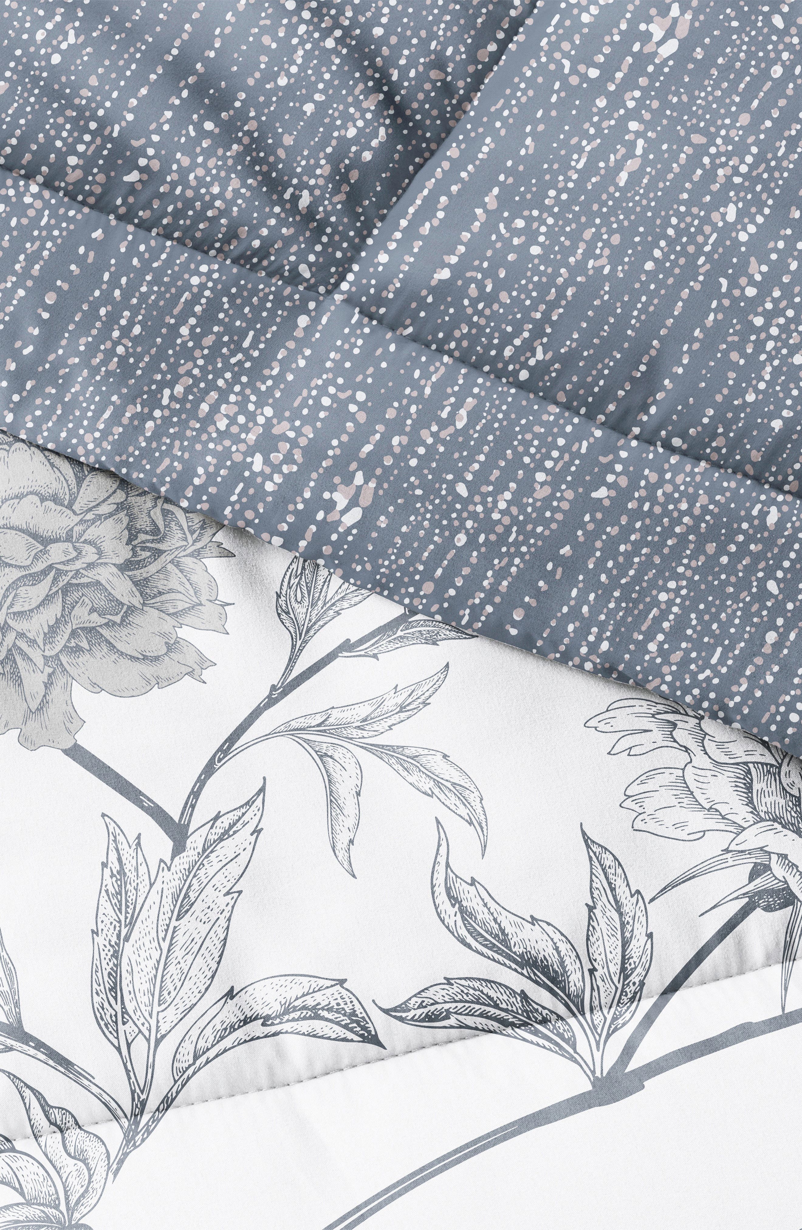 HOMESPUN HOME SPUN Premium Down Alternative Molly Botanicals Reversible Comforter Set