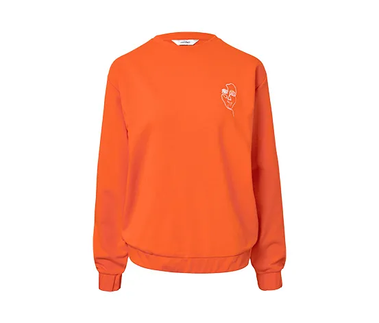 Sweatshirt mit Stickerei
